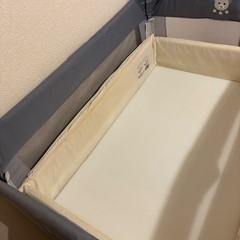 Aprica ココネルエアーAB グレーベア グレー ベビーベッドの画像