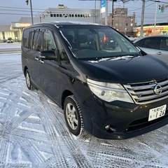 日産　セレナ　平成27年製　144000キロ　両側PS ナビフリップダウン　4WDの画像