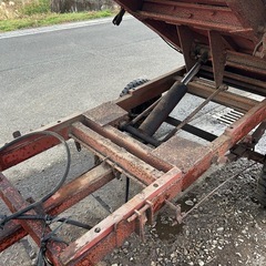 トレーラー　油圧ダンプ　トラクター用　率引タイプ　運搬車　搬送 荷台 牽引　油圧 資材　肥料　トラクター　宮崎　　の画像