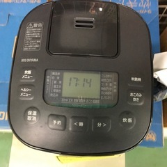 ジャングルジャングル貝塚店　炊飯ジャー　アイリスオーヤマ　黒　ブラック　3合　マイコン炊飯器　極厚火釜　貝塚市　二色浜の画像
