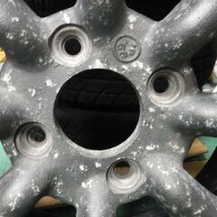 追記PCD114.3です。ワタナベホイール（6ｊ-14Aタイプ）1本のみ　スペアタイヤにどうぞ。の画像