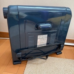 電気ヒーター400W/800W/1200W ダークグレーの画像
