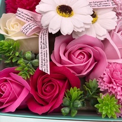 ソープフラワー 入浴剤 バスフレグランス フラワーソープ ギフト ありがとうの画像