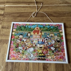 スヌーピーのパズルの画像
