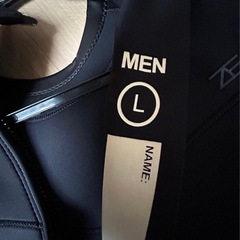 ZEAK(ジーク)ウェットスーツ フルスーツ メンズ L ブラック　バックジップの画像