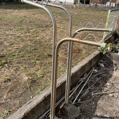 【予定者確定】ステンレス物干し台（コンクリートベース付き）の画像