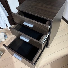 木製ワゴン☆ラック☆袖机☆ワゴンの画像