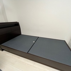 ニトリ　シングルベッドの画像