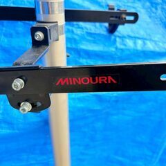 【❗️✨2台掛け対応✨❗️】MINOURA（ミノウラ）自転車用突っ張り式ディスプレイスタンド  現状品の画像