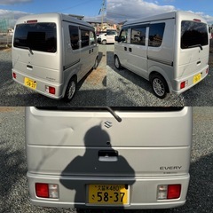 車検2年付き‼️タイヤ4本新品✨ベルト類・バッテリー新品交換済み✨スズキ　エブリィ‼️の画像