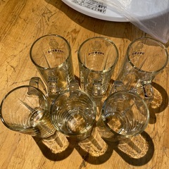 【引き取り限定】中古品　アサヒ生ビール　ジョッキ　６個セット×2の画像