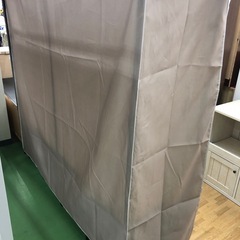 【ドリーム川西店御来店限定】☆ジモティー見たよ♪割引☆  ワードローブ 高さ調整可 BLK クリーニング済み 【2125560000040565】の画像