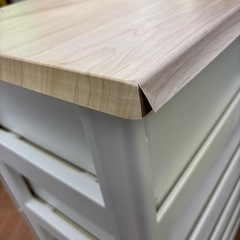 ☆ドリーム荒牧店☆ジモティー割引有☆【クリーニング済み】5段プラチェストの画像