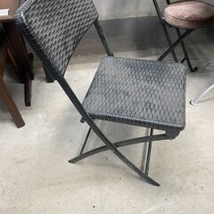 リサイクルショップどりーむ天保山店　No5471 折りたたみガーデンチェア　折りたたみ可能で便利♪の画像