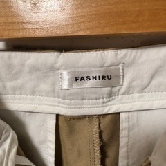 FASHIRU ワイドチノスラックスの画像