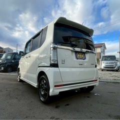 🉐新春初売大特価【支払い総額29万円】車検令和8年7月9日H25年式　N-BOXカスタム  調子良好　4WD  両側パワスラ　クルコン　バックカメラ　HID  記録簿　乗って帰れる！の画像