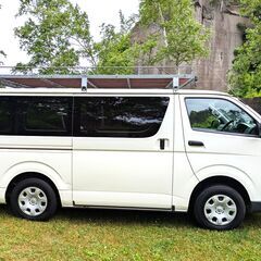 ハイエース　ナローボディ　ルーフキャリア＆ラダーセット　札幌より　手渡しのみの画像