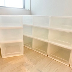 ニトリ　衣装ケース　21個まとめ（1個あたり333円）　※バラ売りの場合、1個500円でお願いしますの画像