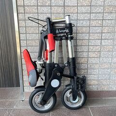 ●A-bicycle Road● 折りたたみ自転車 超小型A型bike キャンプの画像