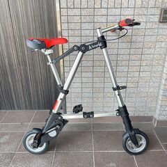 ●A-bicycle Road● 折りたたみ自転車 超小型A型bike キャンプの画像