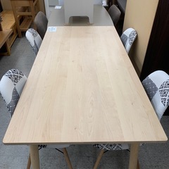 【軽トラック無料貸出！】光製作所　ダイニング５点セット【テーブル本体＋柄模様椅子４点付き】の画像