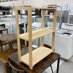 ★リユースのサカイ千葉中央店★  ウッドラック  H83×D30×W62 クリーニング済み TC5952の画像