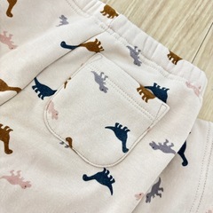 キッズ　UNIQLO 裏起毛パンツの画像