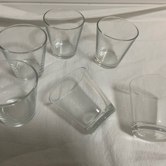 お客様専用無料グラス６点セット！ガラス製の画像