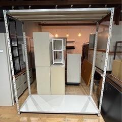 3段 スチールラック 幅 180cm 高さ 200cm 位 大型 什器の画像