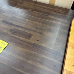 【ジモティー割引あり】【ジャングル守口店】ダイニングセット　ナフコ　ダークブラウン　アカシアの画像