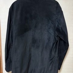 スキンレザー風ジャケットメンズLの画像