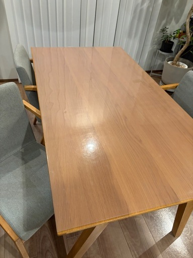 北欧風　オーク　ダイニングテーブルセット　　