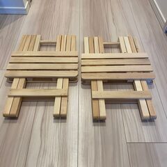 木製椅子　折り畳み可能　1個2,000円の画像