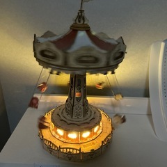 ブランコ ぐるぐる アトラクション ミニチュア 光る 回る の画像