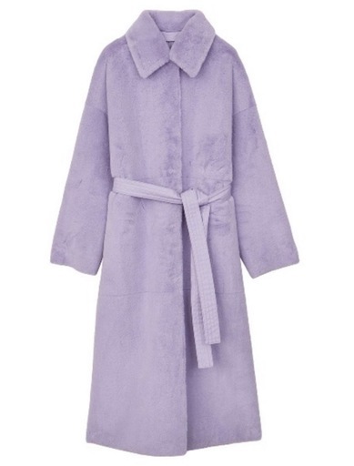 人気 Ameri VINTAGE MANY WAY FAKE BOA COAT