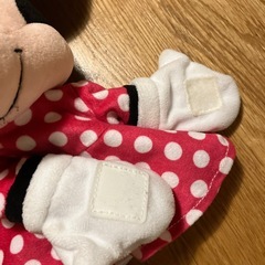 DWE ミニーマウス ぬいぐるみ パペット ピンク 水玉ドレスの画像