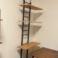 ランドリーラック　突っ張り式棚の画像