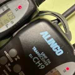 【２個】ALINCO DJ-CH9 TRANSCEIVER 特定小電力トランシーバー 2個セットの画像