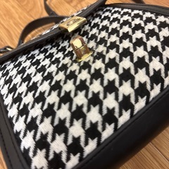 千鳥柄バックの画像