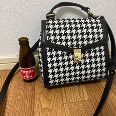 千鳥柄バックの画像