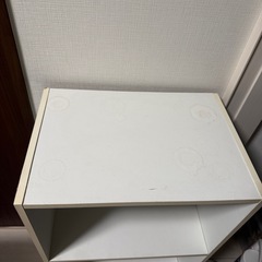 カラーボックス 3段　ホワイトの画像