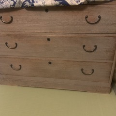 【日野市南平まで取りに来てくださる方】桐の箪笥上部のみ（中身込み）下部もありますの画像