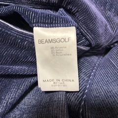 BEAMS GOLF コーデュロイパンツの画像