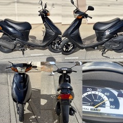 ⭐️レッツ2快速2ストモデル❗️⭐️バッテリー・シート・メーターケーブルなどなど新品交換済み⭐️50cc原付スクーター⭐️の画像