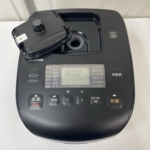 R216 ☀️ アイリスオーヤマ 圧力IH炊飯ジャー 5.5合炊き 21年製 RC-PD50 ⭐ 動作確認済 ⭐ クリーニング済