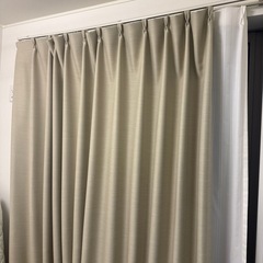 遮光カーテン✖️ミラーレスレースカーテンの画像