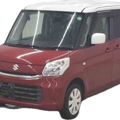 大阪発 スズキ スペーシア 可愛いツートーンカラー 車検受け渡しも可能です！の画像