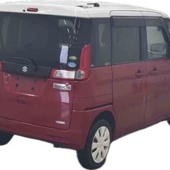 大阪発 スズキ スペーシア 可愛いツートーンカラー 車検受け渡しも可能です！の画像