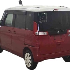 大阪発 スズキ スペーシア 可愛いツートーンカラー 車検受け渡しも可能です！の画像