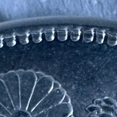 貿易1円銀貨丸銀、明治８年の画像